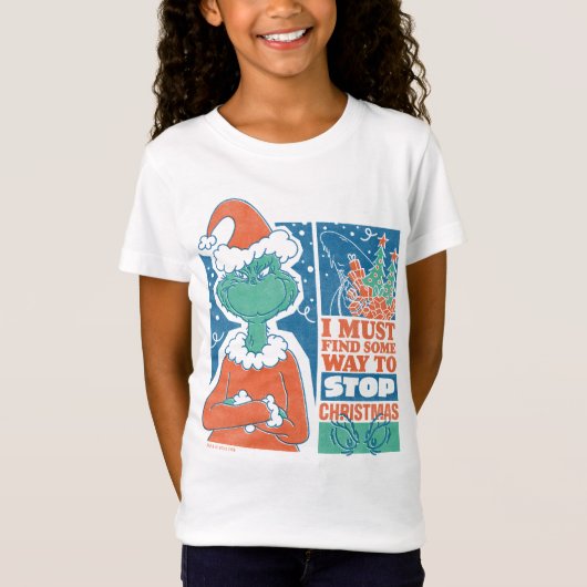 T-Shirt Grille | Stop Christmas Vintage Graphic (Devant)