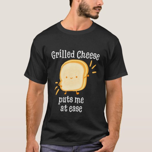 T-shirt Grilled Cheese Cheesey Comfort Food Sandwich (Devant)