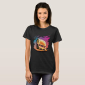 T-shirt Grilled Cheese Synthwave 80s Retrowave Aesthetic (Devant entier)