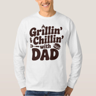T-shirt Griller et se détendre avec papa