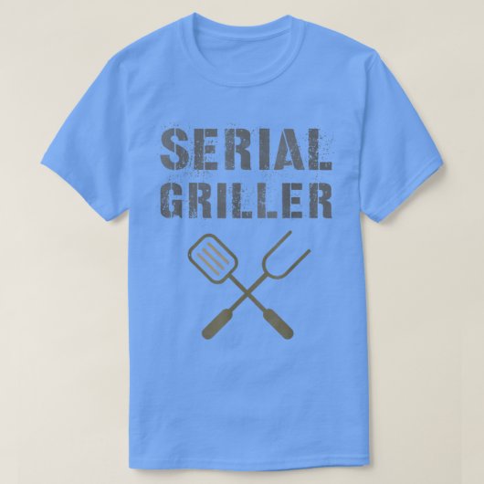 T-shirt GRILLER SÉRIE Funny Grilling BBQ Grill Patio Sumo (Design devant)