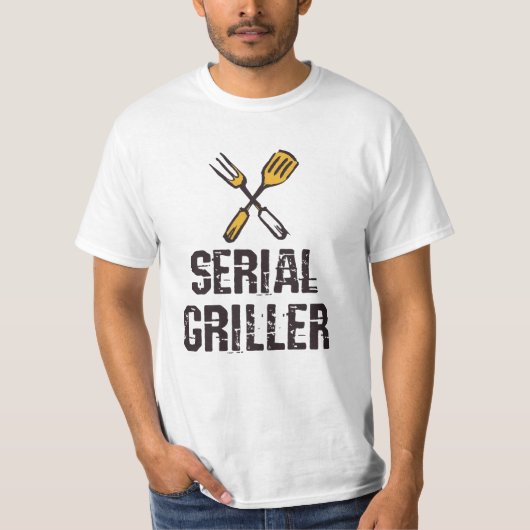 T-shirt Griller série Grill Barbecue maître Grill (Devant)