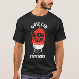T-shirt Grillin Social Media Strategist Emploi Social Medi