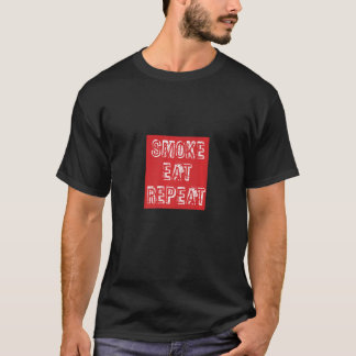 T-shirt Grilling Dire Fumée Manger Répéter