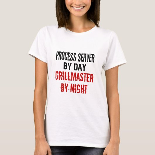 T-shirt Grillmaster du serveur de processus (Devant)