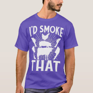 T-shirt Grillmaster Id Fumer Ce BBQ Drôle