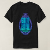 T-shirt Grim Grinning Ghost Haunted Socialize Tee for Men (Design devant)