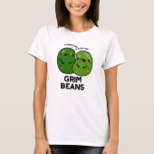 T-shirt Grim Haricots Fruits de légumes amusants (Devant)