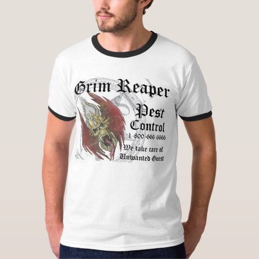 T-SHIRT GRIM-PEST-CONTROL (Devant)