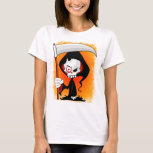 T-shirt Grim Reaper Déplaisant Drôle Cartoon