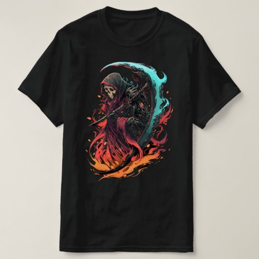 T-shirt Grim Reaper Inferno, Mort Lui-Même (Design devant)