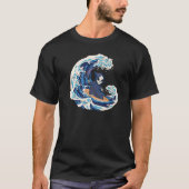 T-shirt Grim Reaper Surfing (Devant)