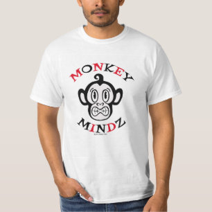 T-shirt Grimacerie du logo de Mindz de singe