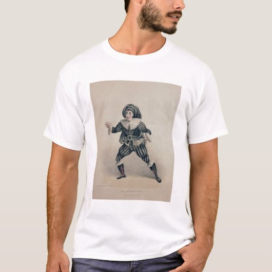 T-shirt Grimaldi comme Scaramouche, du dell'Ar de Commedia (Devant)