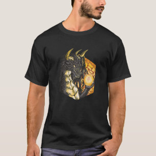 T-shirt Grimmiger Dragon A Le Cochon De Piglet Dans Votre