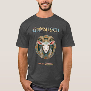 T-shirt Grimmloch Emblème de la Chèvre Jeu de rôle fantast