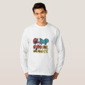 T-shirt Grimper, conquérir, célébrer (Devant entier)