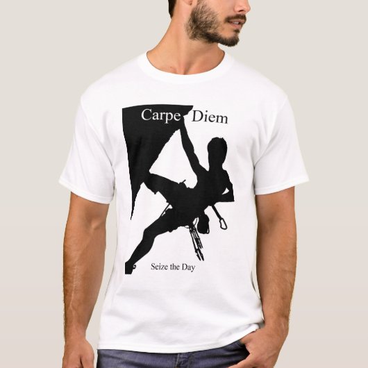 T-shirt Grimpeur de Carpe Diem (Devant)
