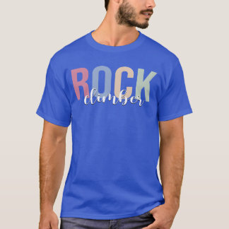 T-shirt Grimpeur d'escalade de rochers Grimpeur garçon Bou