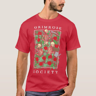 T-shirt Grimrose Gardening Society Funny Goth Skeleton Gar