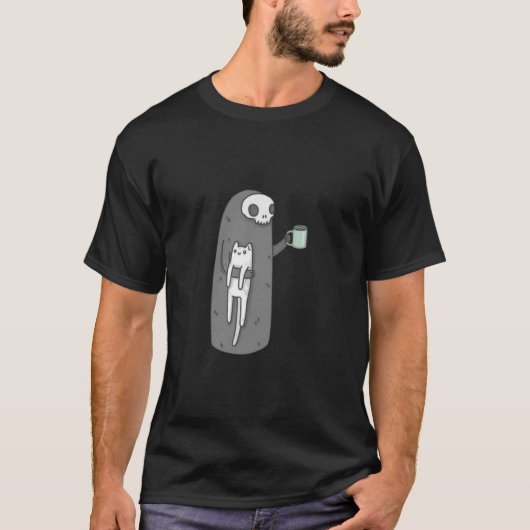 T-shirt Grimy cat (Devant)