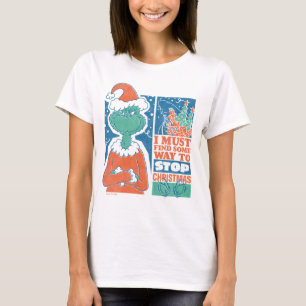 T-shirt Grinch Arrêtez Noël Graphique Vintage