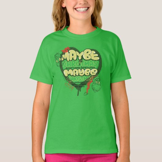 T-shirt Grinch | Citation de Noël (Devant)