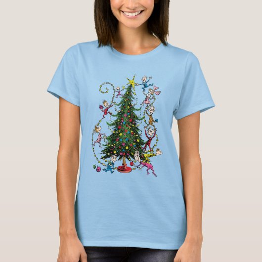 T-shirt Grinch classique | Arbre de Noël (Devant)