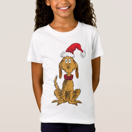 T-Shirt Grinch classique | Max - Santa Hat (Devant)