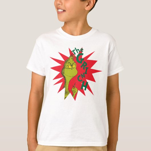 T-shirt Grinch classique | Red Starburst (Devant)