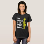 T-shirt Grinch est mon Esprit Animal (Devant entier)