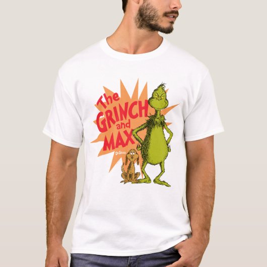T-shirt Grinch | Grinch & Max Starburst (Devant)