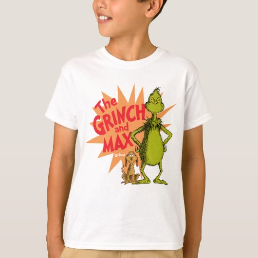 T-shirt Grinch | Grinch & Max Starburst (Devant)