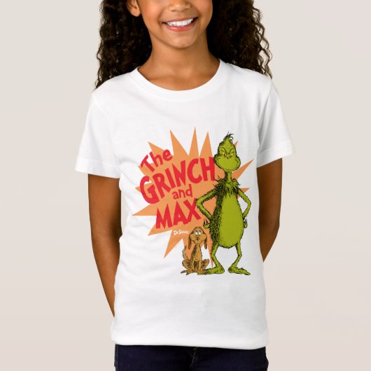 T-Shirt Grinch | Grinch & Max Starburst (Devant)