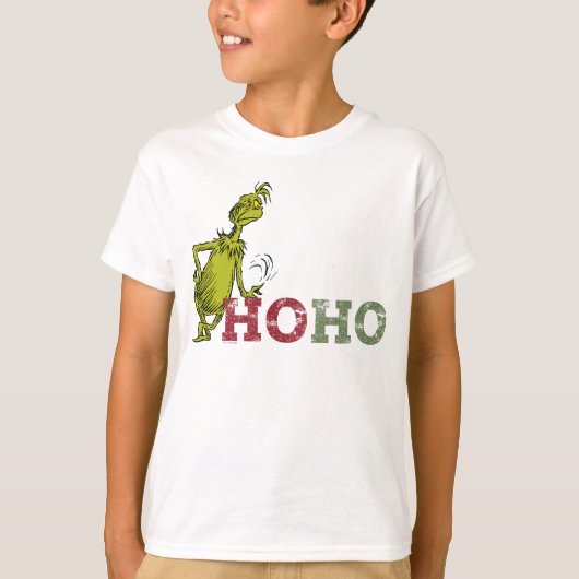 T-shirt Grinch | Ho Ho Ho (Devant)
