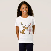 T-Shirt Grinch | Max & Cindy Lou Who devient Grinch | Max (Devant entier)