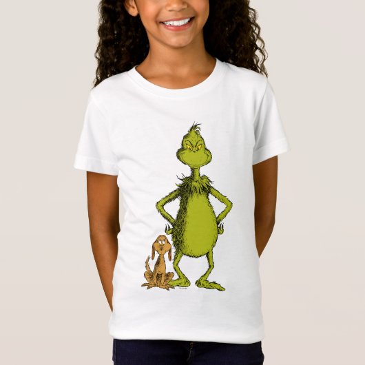 T-Shirt Grinch | Max et posture Grinch (Devant)
