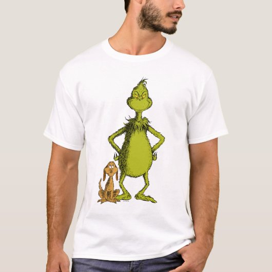 T-shirt Grinch | Max et posture Grinch (Devant)