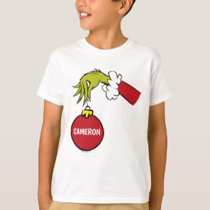 T-shirt Grinch Nom personnalisé
