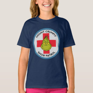 T-shirt Grinch Patrouille de neige du mont Crumpit