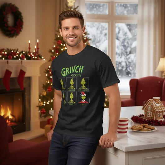 T-shirt Grinch | Tableau d'humeurs Édition Noël