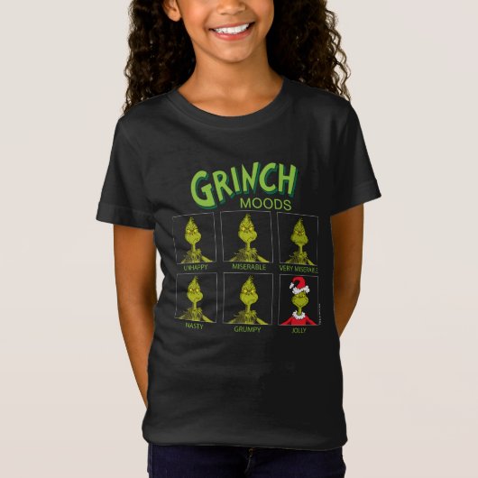 T-Shirt Grinch | Tableau d'humeurs Édition Noël (Devant)