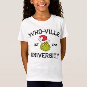 T-Shirt Grinch Université de Who-ville Établie en 1957