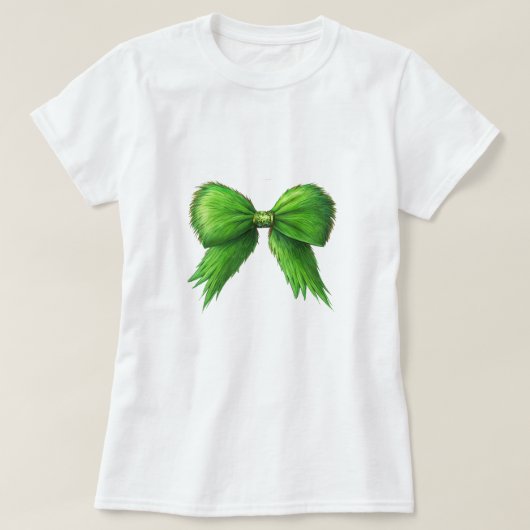T-shirt Grinchmas Coquette Bow (Design devant)