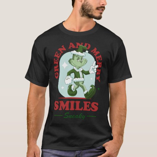 T-shirt Grinchy Goodness Christmas (Devant)