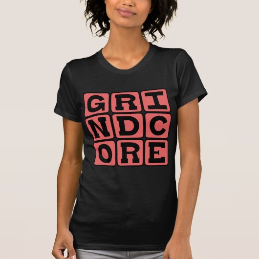T-shirt Grindcore, Genre musical (Devant)