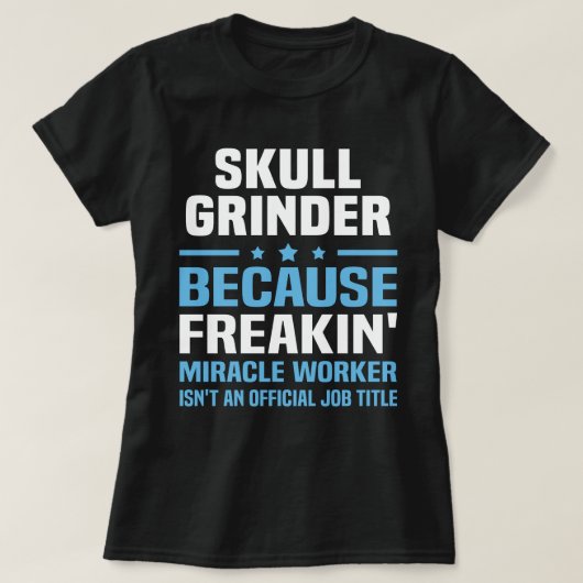 T-shirt Grindeur crâne (Design devant)