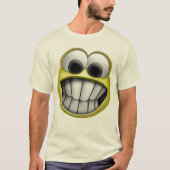T-shirt Grinning Happy Face (Devant)