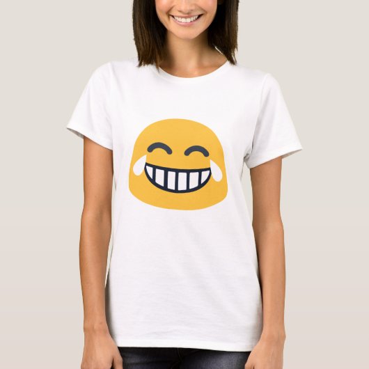 T-shirt Grinning Joy Emoji (Devant)
