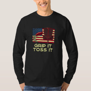 T-shirt Grip It Toit Disque Golf Sports Golf Sports Golf S